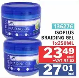 Arrow Cash And Carry ISOPLUS BRAIDING GEL offer