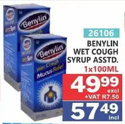Arrow Cash And Carry BENYLIN WET COUGH SYRUP offer