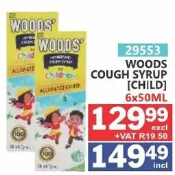 Arrow Cash And Carry WOODS COUGH SYRUP [CHILD] offer