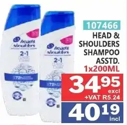 Arrow Cash And Carry Head & Shoulders Shampoo offer