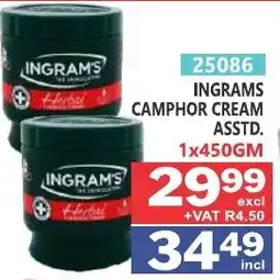 Arrow Cash And Carry INGRAMS CAMPHOR CREAM offer