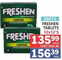 Arrow Cash And Carry FRESHEN LAXATIVE TABLETS offer