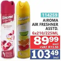 Arrow Cash And Carry AIROMA AIR FRESHENER ASSTD. offer