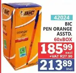 Arrow Cash And Carry BIC PEN ORANGE ASSTD. offer