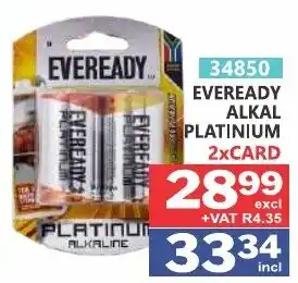 Arrow Cash And Carry EVEREADY ALKALINE PLATINUM offer