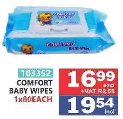 Arrow Cash And Carry Comfort baby wipes offer