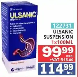 Arrow Cash And Carry Ulsanic suspension offer