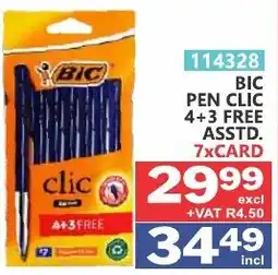 Arrow Cash And Carry BIC PEN CLIC Assorted offer