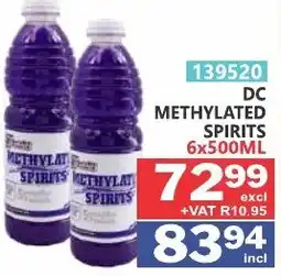 Arrow Cash And Carry DC methylated spirits offer