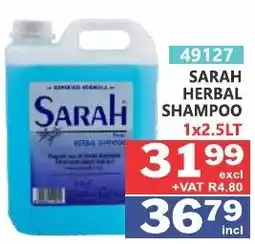 Arrow Cash And Carry Sarah Herbal Shampoo offer