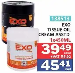 Arrow Cash And Carry EXO TISSUE OIL CREAM offer