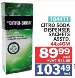 Arrow Cash And Carry Citro Soda Dispenser Sachets offer