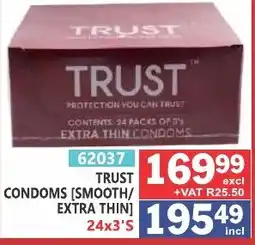 Arrow Cash And Carry Trust condoms smooth/ extra thin offer