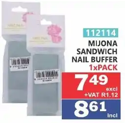 Arrow Cash And Carry Mijona sandwich nail buffer offer