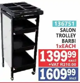 Arrow Cash And Carry Salon trolley barbi offer