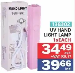 Arrow Cash And Carry Uv hand light lamp offer