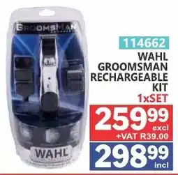 Arrow Cash And Carry Wahl groomsman rechargeable kit offer