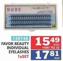 Arrow Cash And Carry FAVOR BEAUTY INDIVIDUAL EYELASHES offer