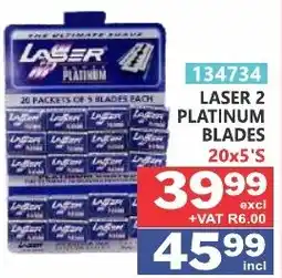 Arrow Cash And Carry Laser 2 Platinum Blades offer