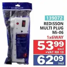 Arrow Cash And Carry REDISSON MULTI PLUG Mi-06 offer