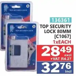 Arrow Cash And Carry Top security lock offer