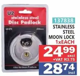 Arrow Cash And Carry U2 stainless steel Disc Padlock offer