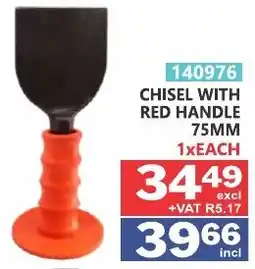 Arrow Cash And Carry Chisel with Red Handle offer