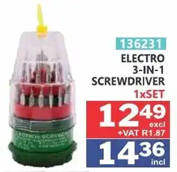 Arrow Cash And Carry Electro 3-in-1 screwdriver offer