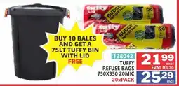 Arrow Cash And Carry Tuffy Refuse Bags offer