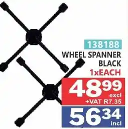 Arrow Cash And Carry Wheel spanner black offer