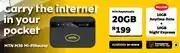 PEP MTN M36 MiFi Router (20GB)-On MTN PayAsYouGo offer