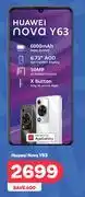 PEP Huawei Nova Y63 (Deals Include Fast Charger & Cable + Phone Cover + For 3 Months Huawei Care+) offer