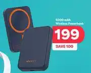 PEP Rockitt 5000 mAh Wireless Powerbank offer