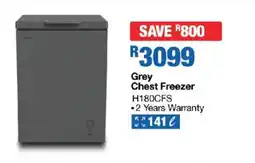 OK Furniture Grey Chest Freezer H180CFS offer