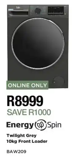 House & Home Energy Spin 10kg Front Loader offer