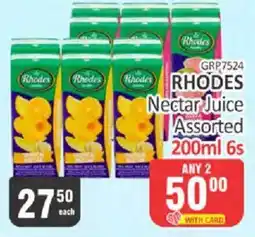 KitKat Cash and Carry Rhodes Nectar Juice Assorted offer