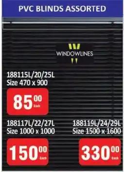 KitKat Cash and Carry PVC BLINDS ASSORTED WINDOWLINES offer