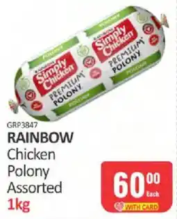 KitKat Cash and Carry Rainbow Simply Chicken Polony Assorted offer