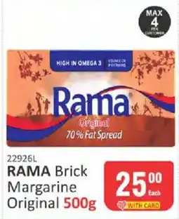 KitKat Cash and Carry RAMA Brick Margarine Original offer