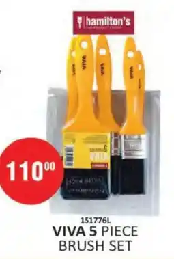 KitKat Cash and Carry Hamilton's Viva 5 Piece Brush Set offer