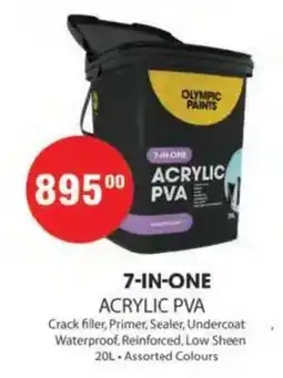 KitKat Cash and Carry Olympic Paints 7-IN-ONE ACRYLIC PVA Assorted offer