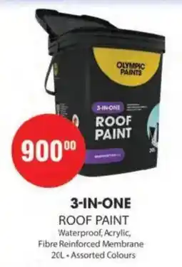 KitKat Cash and Carry Olympic Paints 3-IN-ONE ROOF PAINT Assorted offer