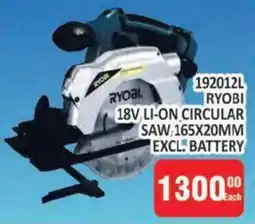 KitKat Cash and Carry RYOBI 18V LI-ON CIRCULAR SAW offer