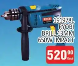 KitKat Cash and Carry RYOBI DRILL 13MM IMPACT offer