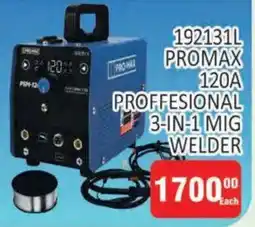 KitKat Cash and Carry PRO-MAX 120A PROFFESIONAL 3-IN-1 MIG WELDER offer