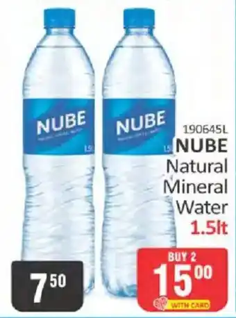 KitKat Cash and Carry Nube Natural Mineral Water offer