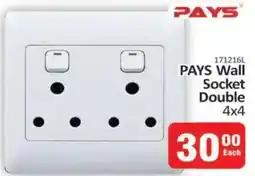 KitKat Cash and Carry PAYS Wall Socket Double 4x4 offer