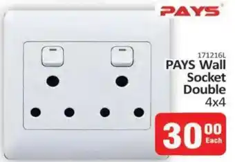 KitKat Cash and Carry PAYS Wall Socket Double 4x4 offer