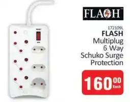 KitKat Cash and Carry FLASH Multiplug 6 Way Schuko Surge Protection offer