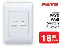 KitKat Cash and Carry PAYS Wall Switch -2 Lever offer